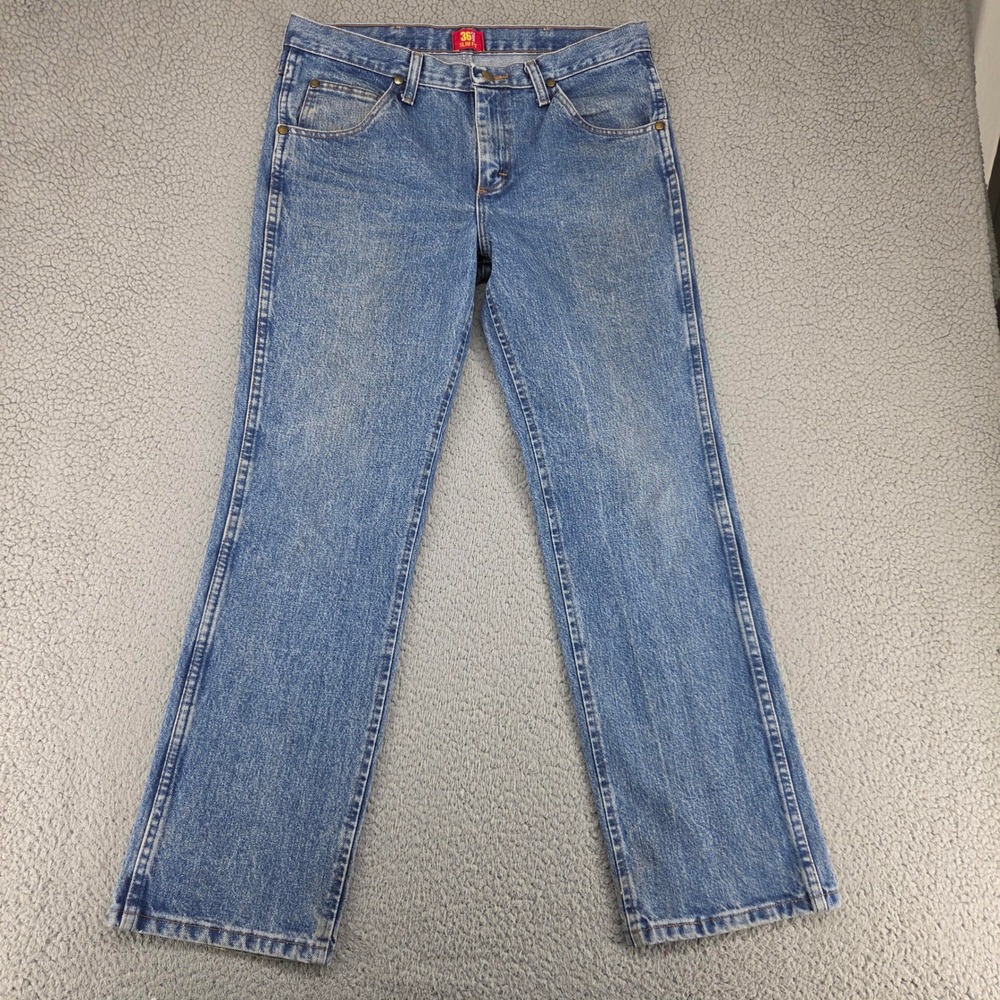 Wrangler Jeans Mens 32x29 Blue 36MWZ Slim Fit Cowboy Cut Denim Western Rodeo